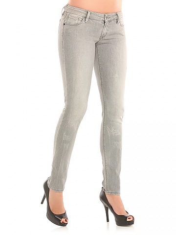 Guess Gray Beverly No Zip Stretch Jeany