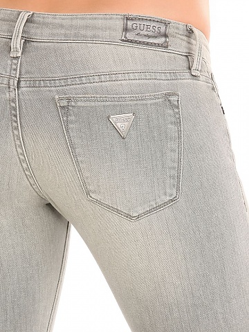 Guess Gray Beverly No Zip Stretch Jeany